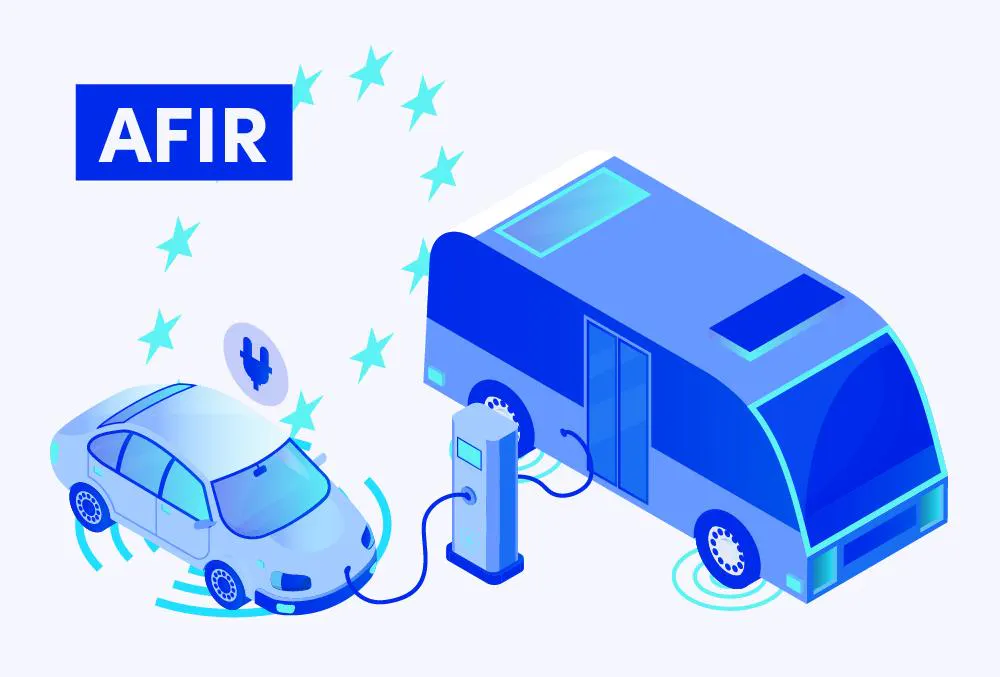 réglementation AFIR pour les bornes de recharge